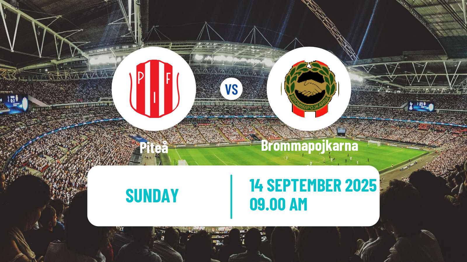 Soccer Swedish Allsvenskan Women Piteå - Brommapojkarna