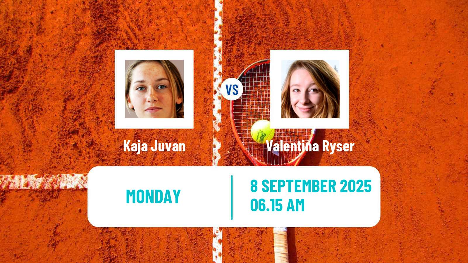 Tennis Ljubljana Challenger Women Kaja Juvan - Valentina Ryser