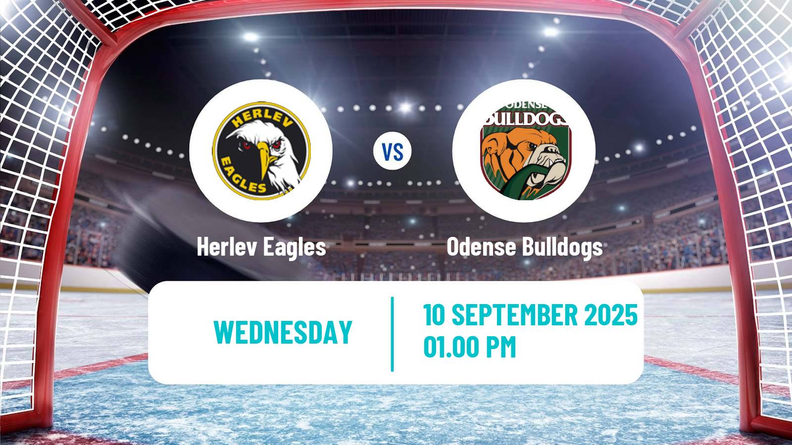 Hockey Danish Ishockey Ligaen Herlev Eagles - Odense Bulldogs