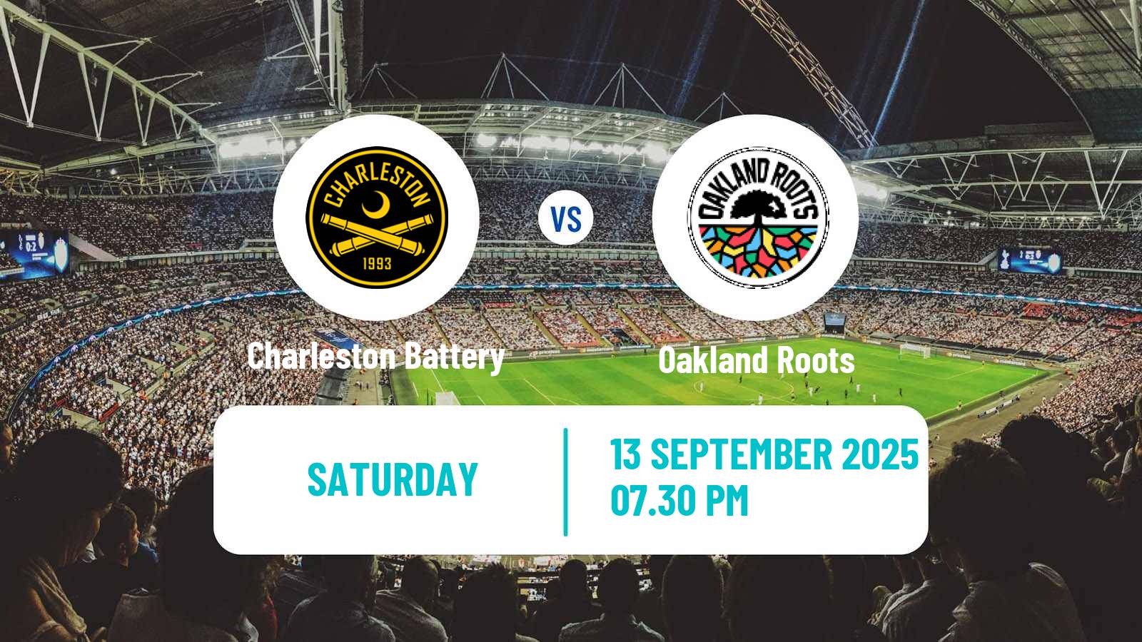 Soccer USL Championship Charleston Battery - Oakland Roots