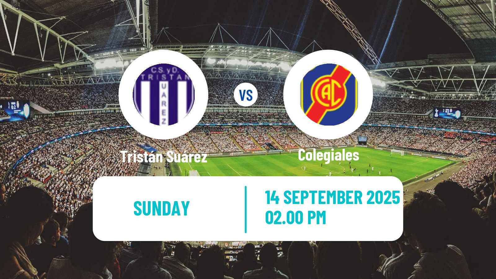 Soccer Argentinian Primera Nacional Tristán Suárez - Colegiales