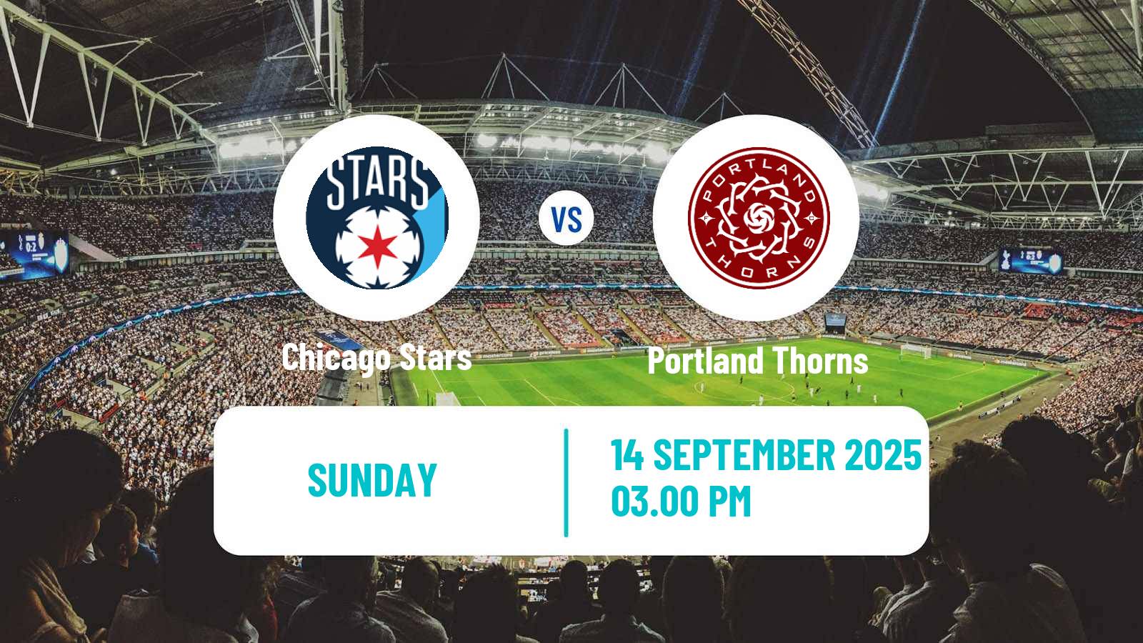 Soccer NWSL Chicago Stars - Portland Thorns