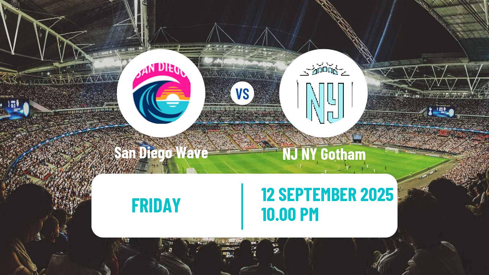 Soccer NWSL San Diego Wave - NJ NY Gotham