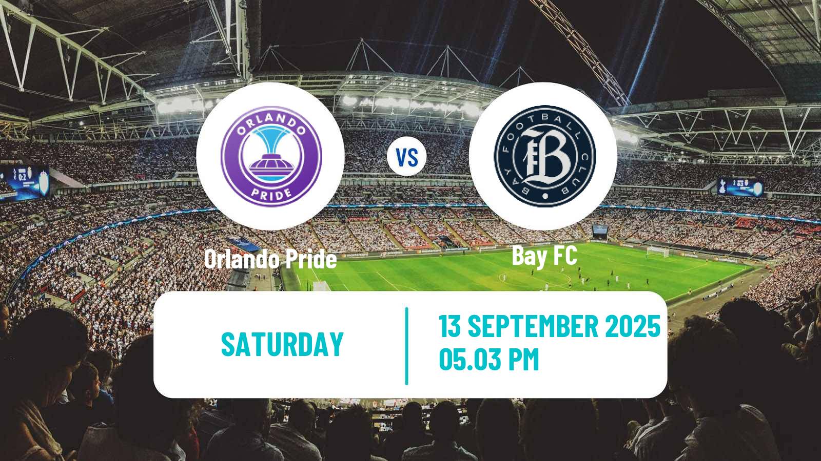 Soccer NWSL Orlando Pride - Bay FC
