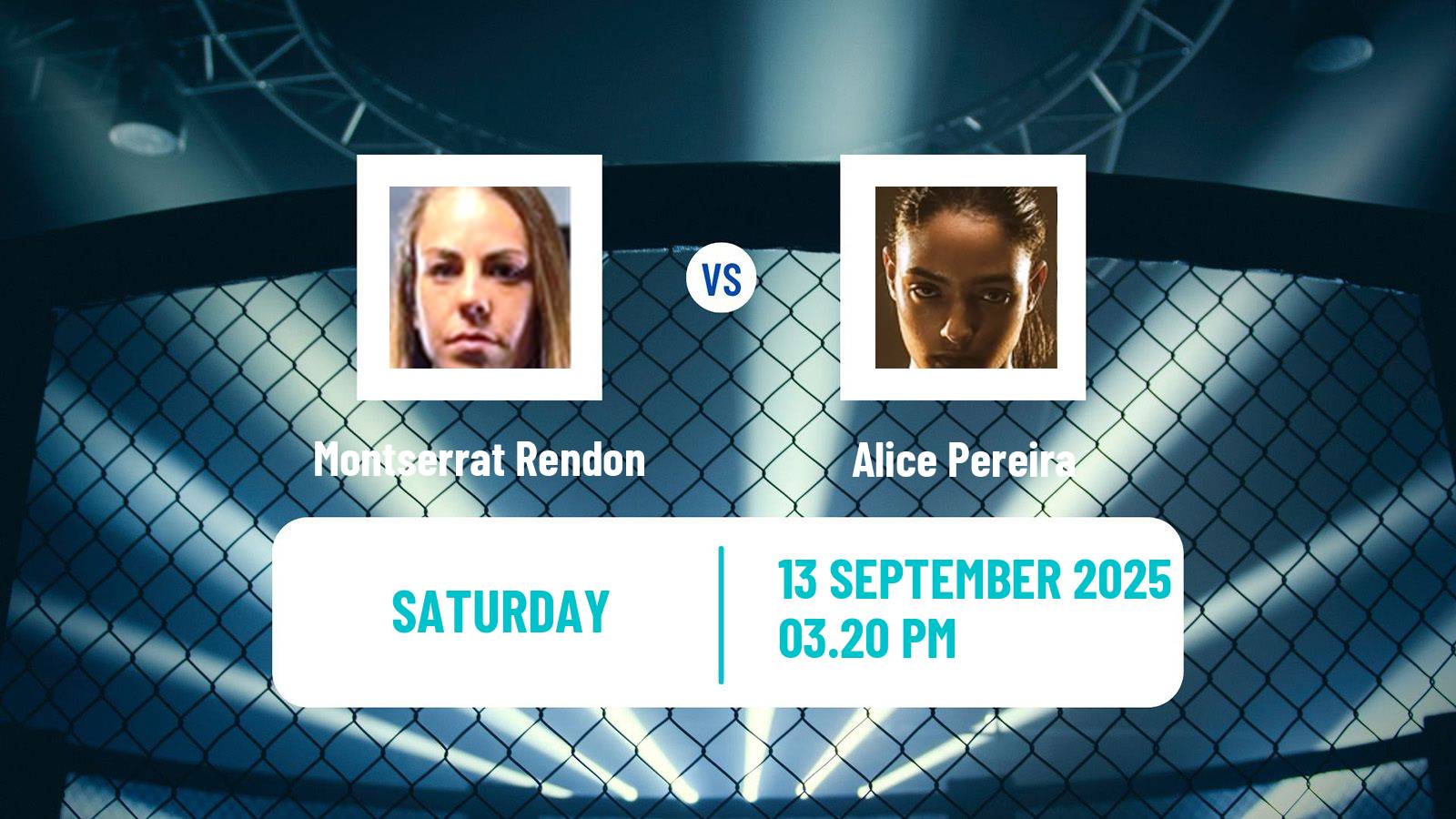 MMA Bantamweight UFC Women Montserrat Rendon - Alice Pereira