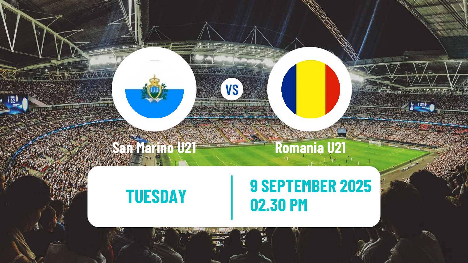 Soccer UEFA Euro U21 San Marino U21 - Romania U21