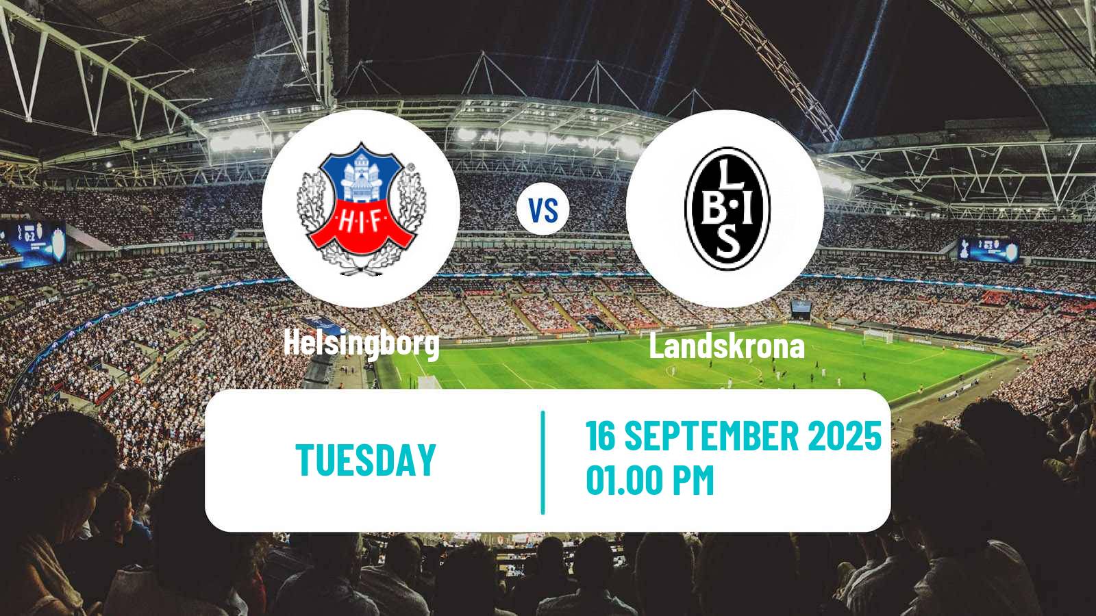 Soccer Swedish Superettan Helsingborg - Landskrona