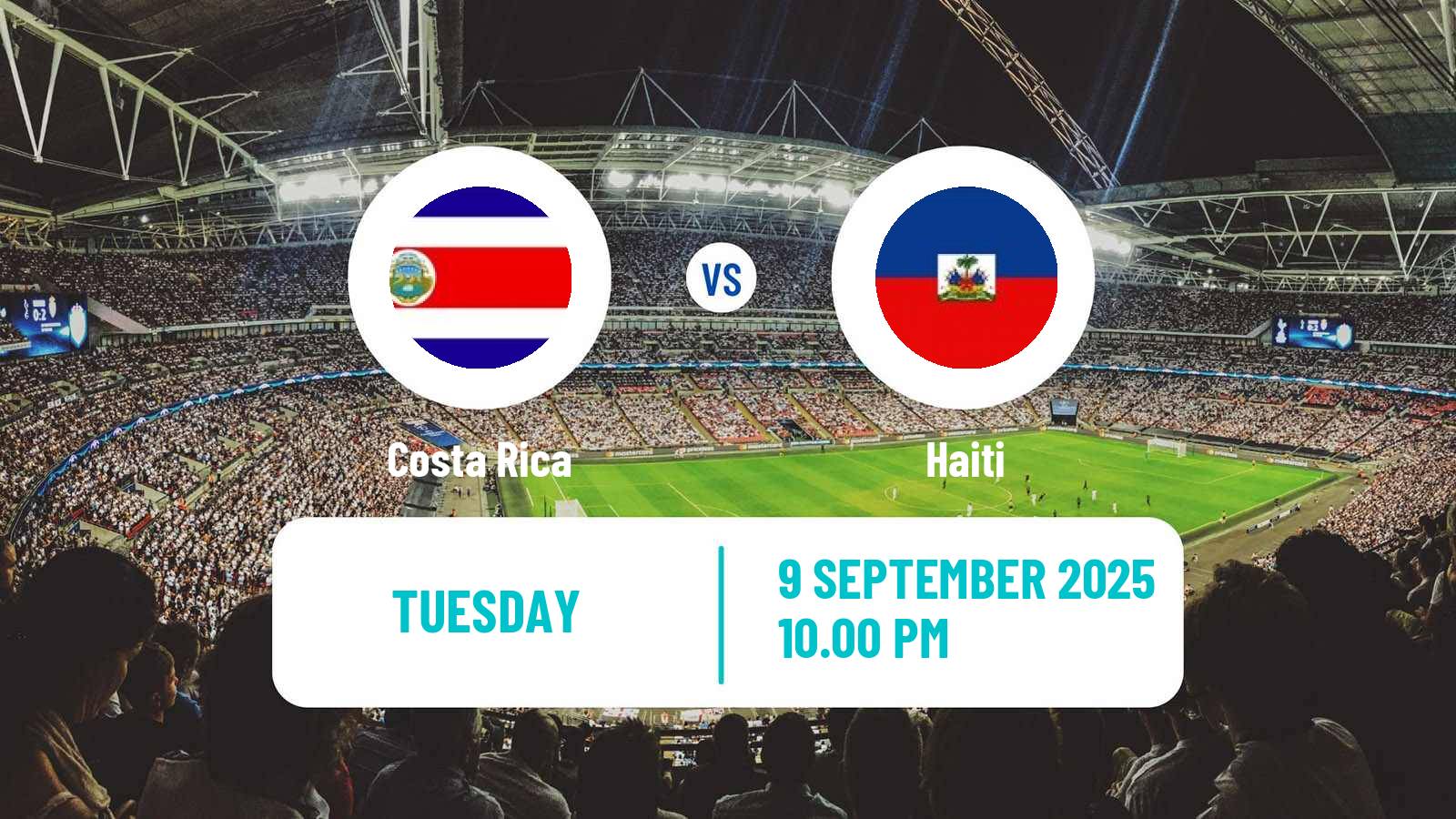 Soccer FIFA World Cup Costa Rica - Haiti