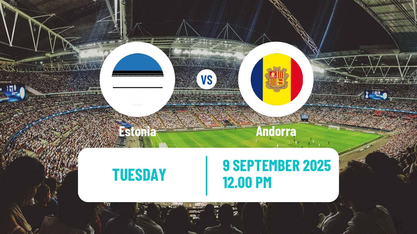 Soccer Friendly Estonia - Andorra