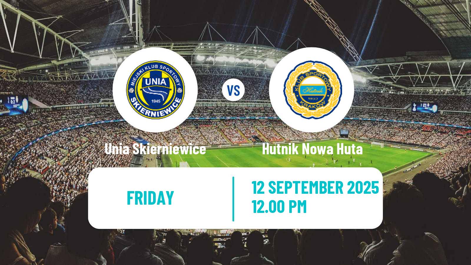 Soccer Polish Division 2 Unia Skierniewice - Hutnik Nowa Huta