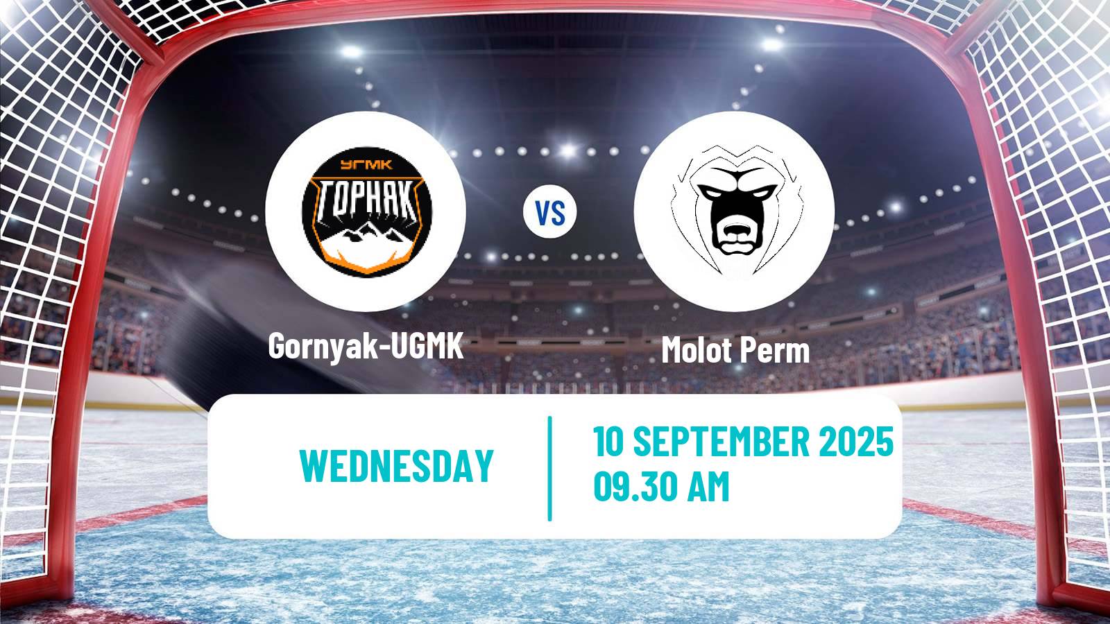Hockey VHL Gornyak-UGMK - Molot Perm