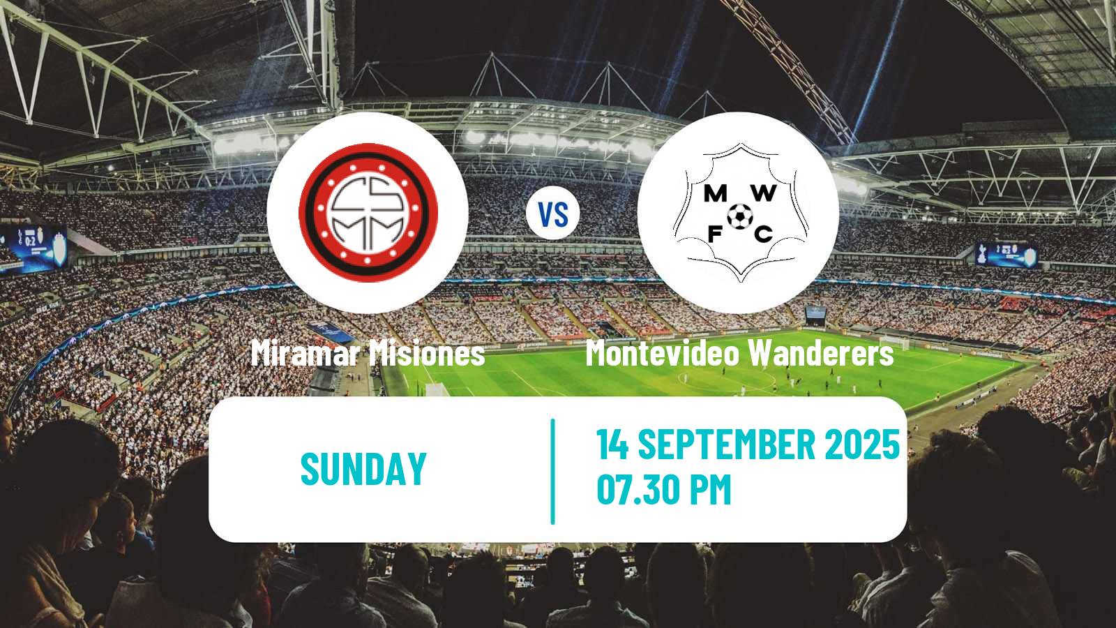 Soccer Uruguayan Primera Division Miramar Misiones - Montevideo Wanderers