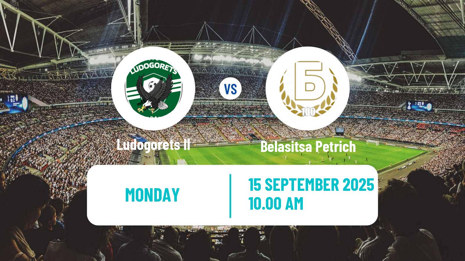 Soccer Bulgarian Vtora Liga Ludogorets II - Belasitsa Petrich