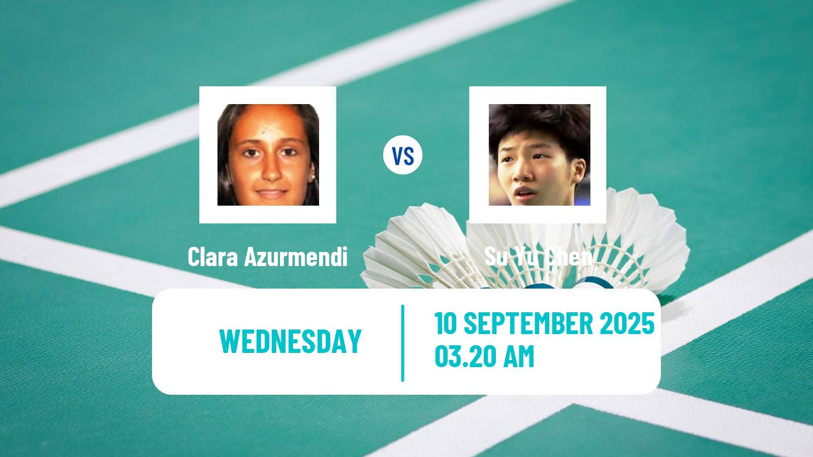 Badminton BWF World Tour Vietnam Open Women Clara Azurmendi - Su Yu Chen
