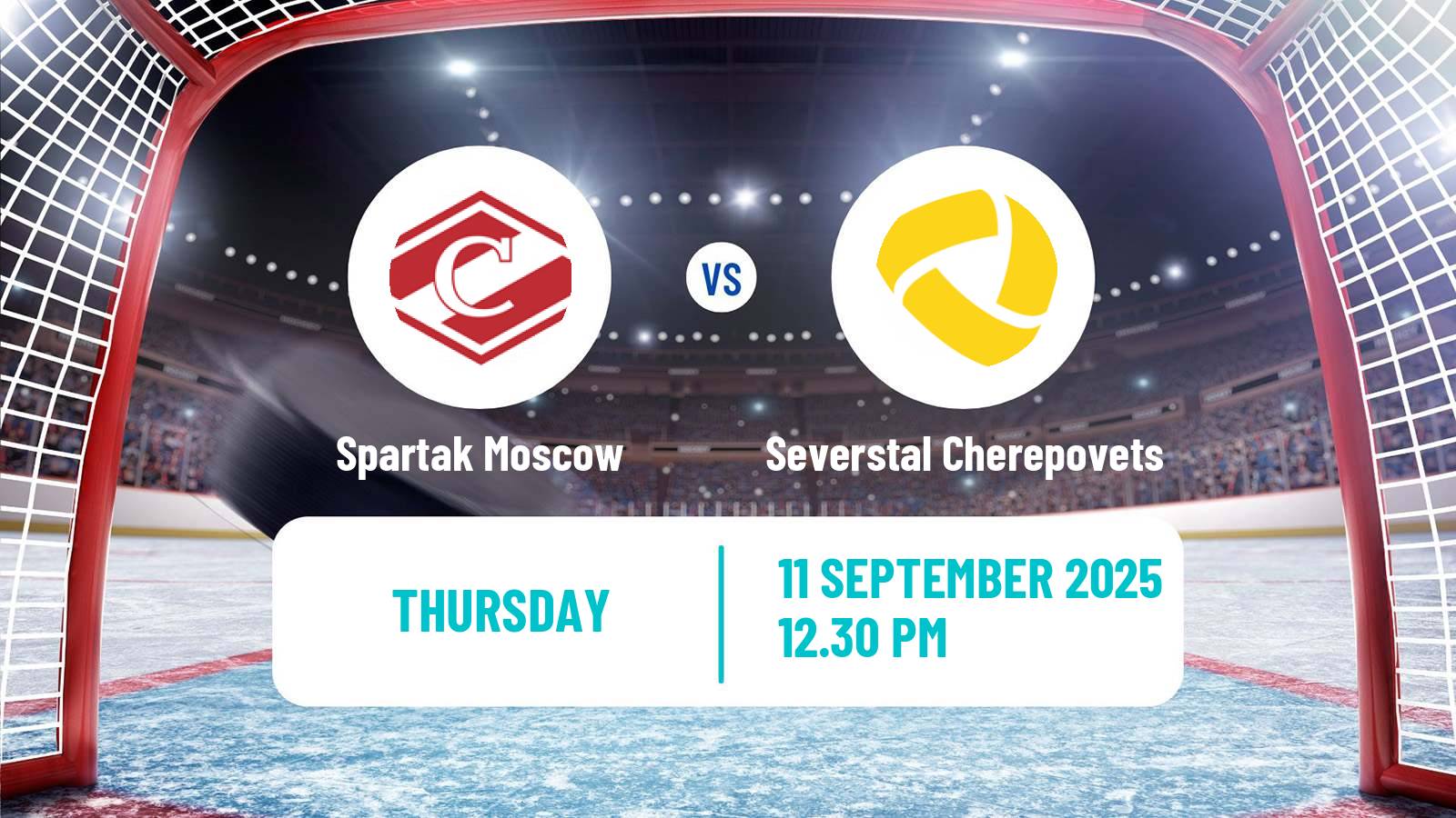 Hockey KHL Spartak Moscow - Severstal Cherepovets