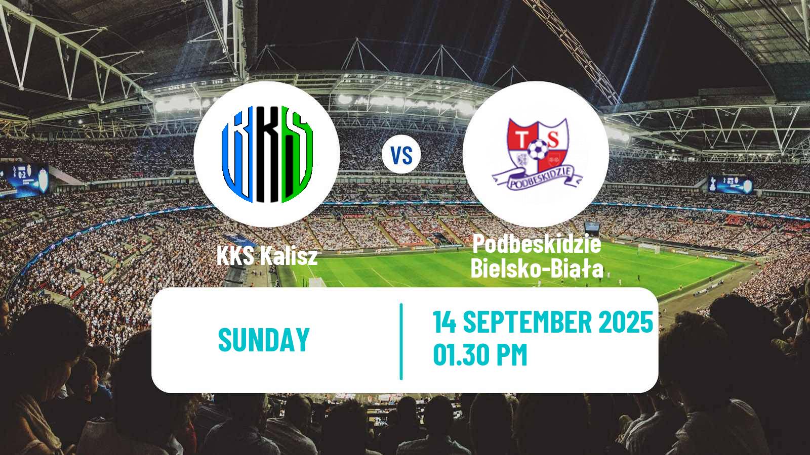 Soccer Polish Division 2 KKS Kalisz - Podbeskidzie Bielsko-Biała