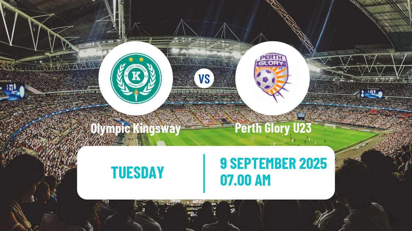 Soccer Australian NPL Western Australia Olympic Kingsway - Perth Glory U23