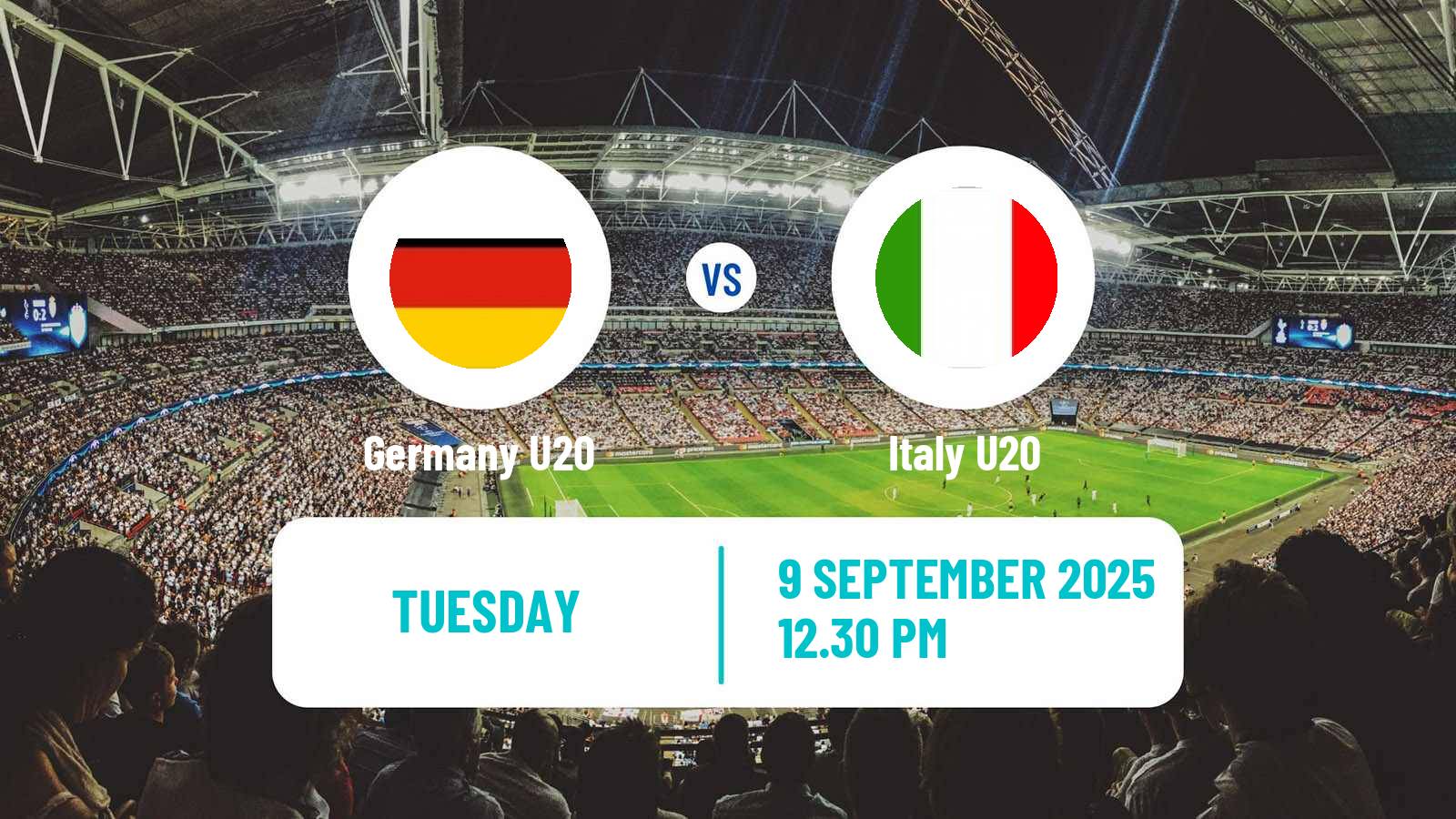 Soccer Elite League U20 Germany U20 - Italy U20
