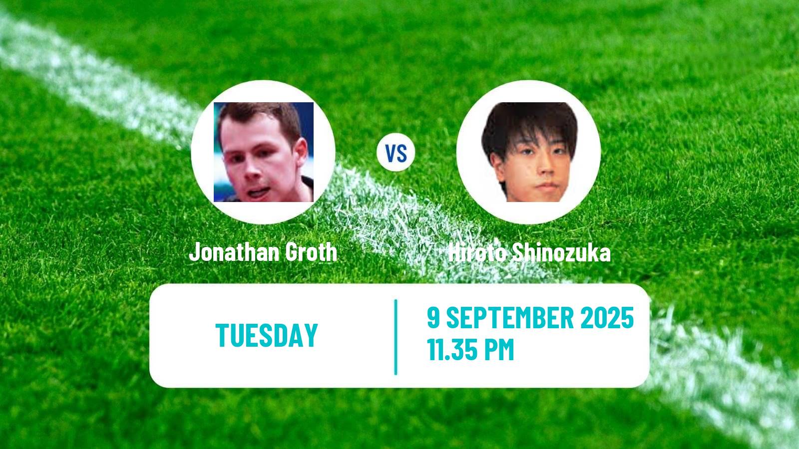 Table tennis Wtt Champions Macao Men Jonathan Groth - Hiroto Shinozuka
