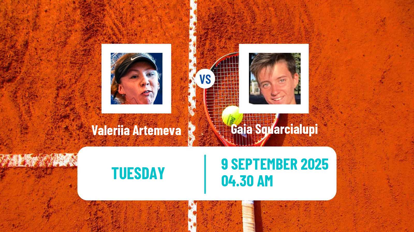 Tennis ITF W15 Heraklion 5 Women Valeriia Artemeva - Gaia Squarcialupi