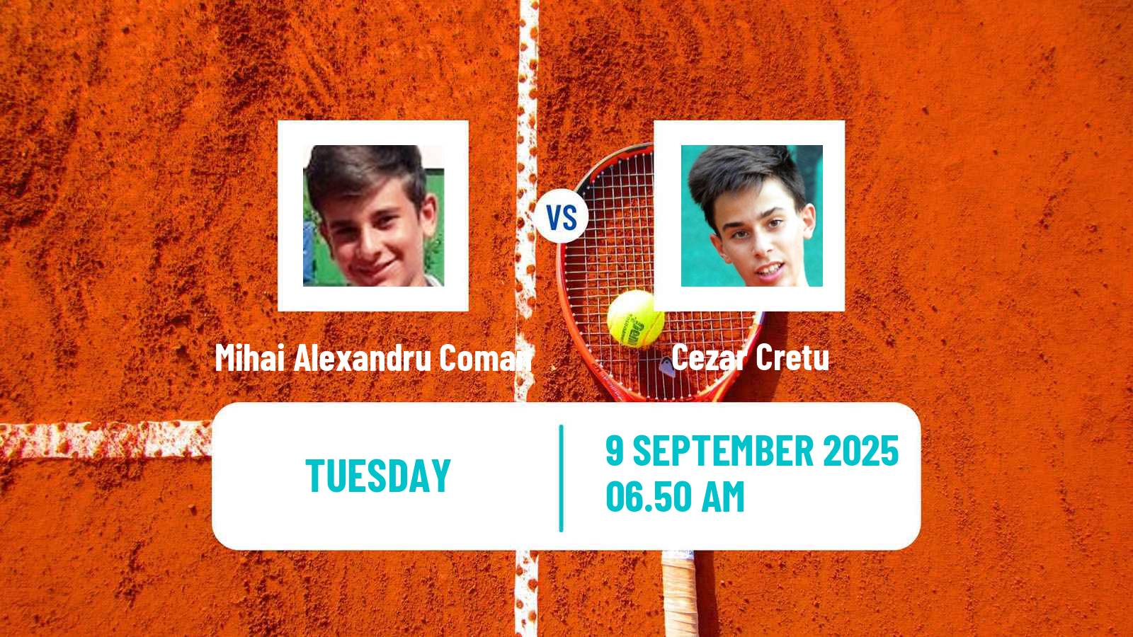 Tennis Targu Mures Challenger Men Mihai Alexandru Coman - Cezar Cretu