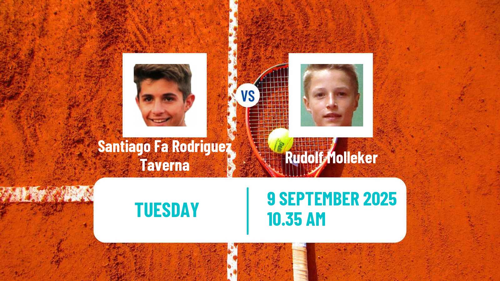 Tennis Szczecin Challenger Men Santiago Fa Rodriguez Taverna - Rudolf Molleker