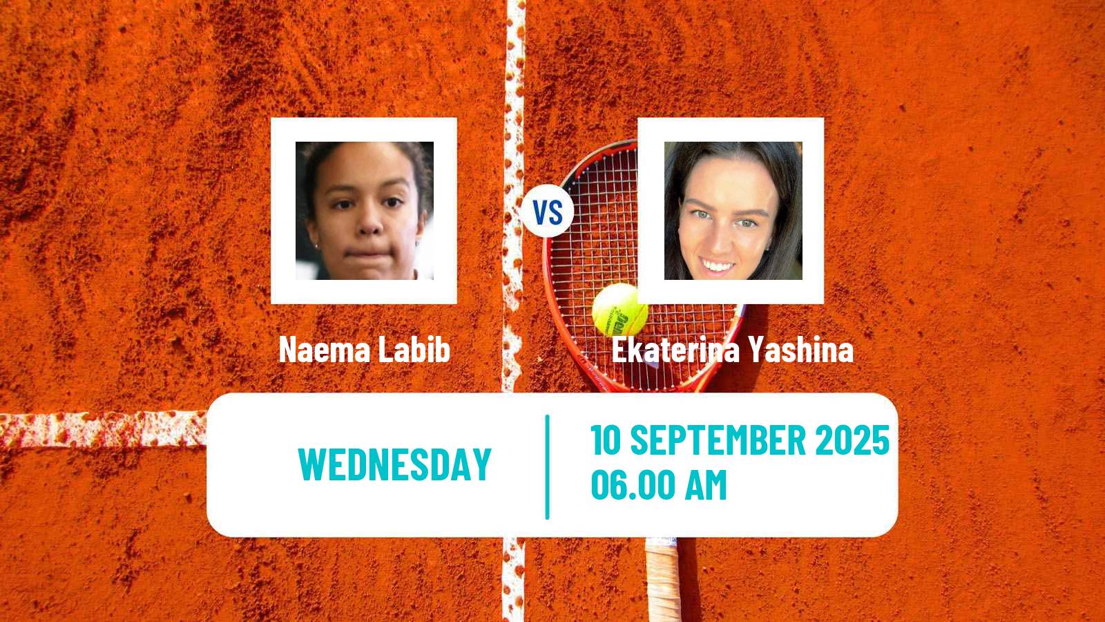 Tennis ITF W15 Kayseri 8 Women Naema Labib - Ekaterina Yashina