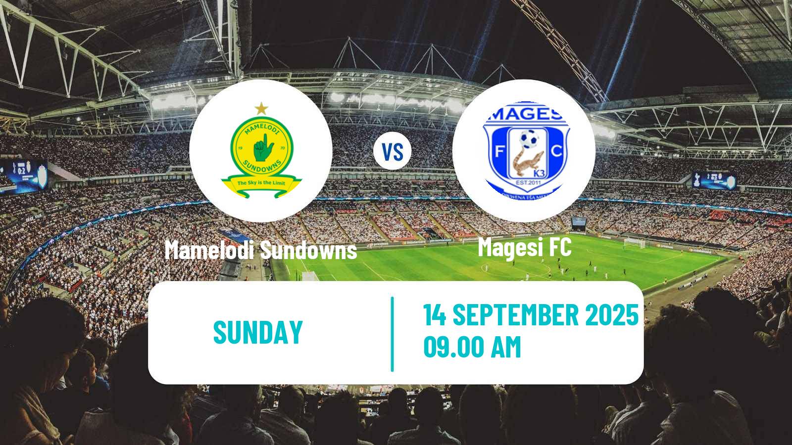Soccer South African Premier Soccer League Mamelodi Sundowns - Magesi