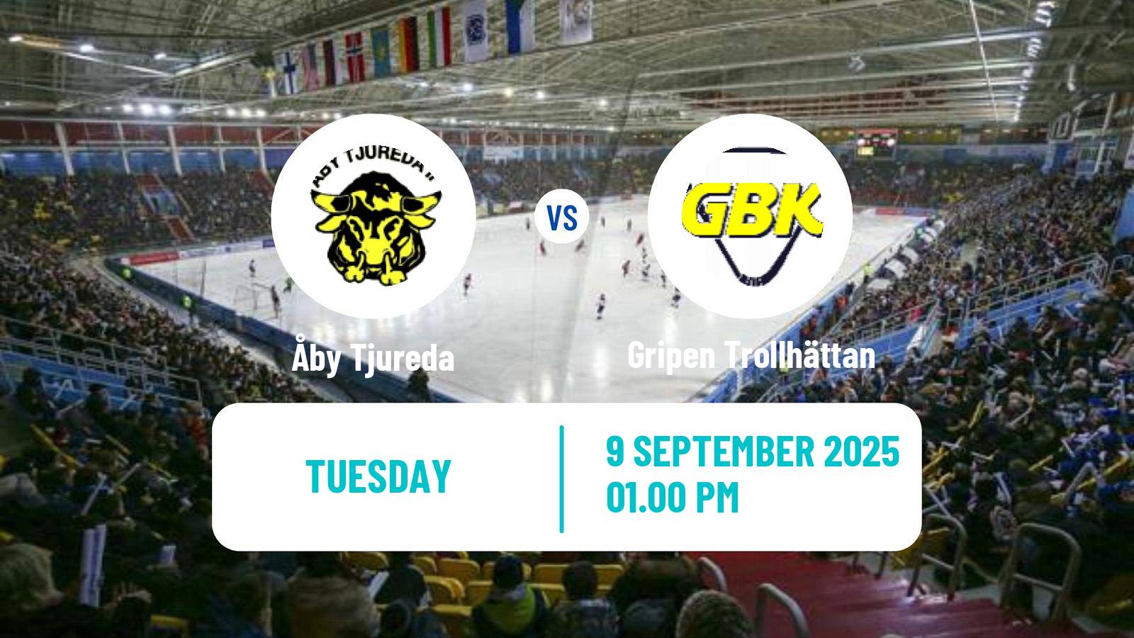 Bandy Svenska Cupen Bandy Åby Tjureda - Gripen Trollhättan
