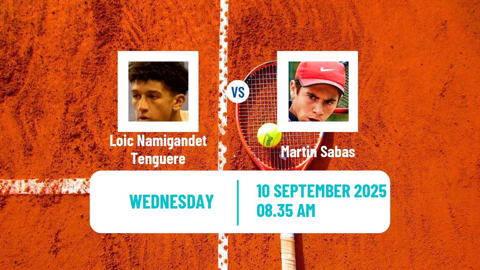 Tennis ITF M25 H Plaisir Men Loic Namigandet Tenguere - Martin Sabas