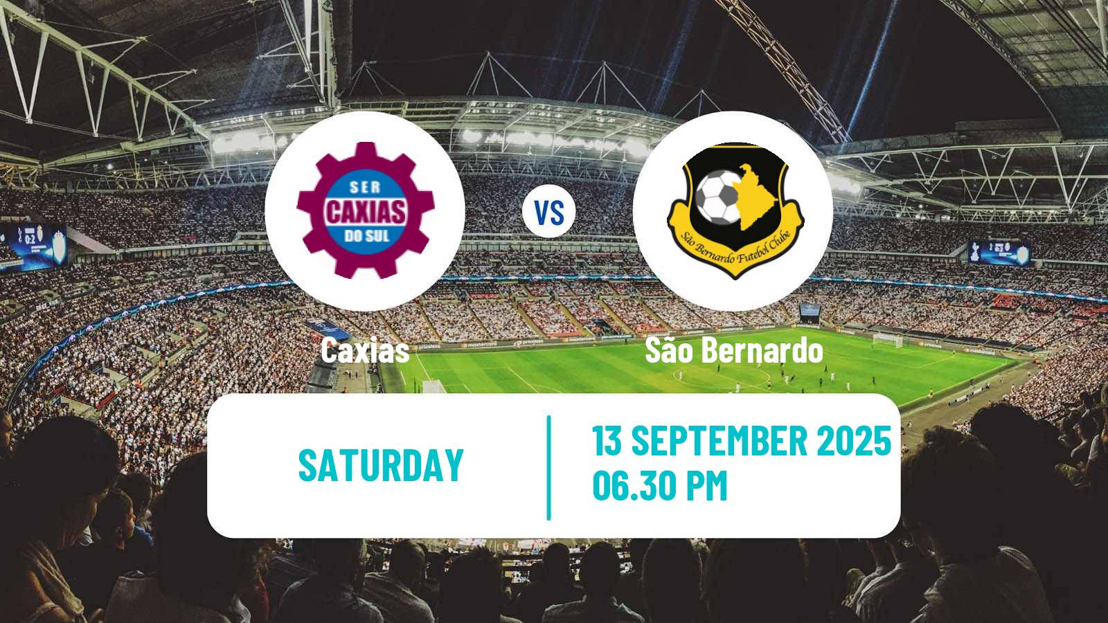 Soccer Brazilian Serie C Caxias - São Bernardo