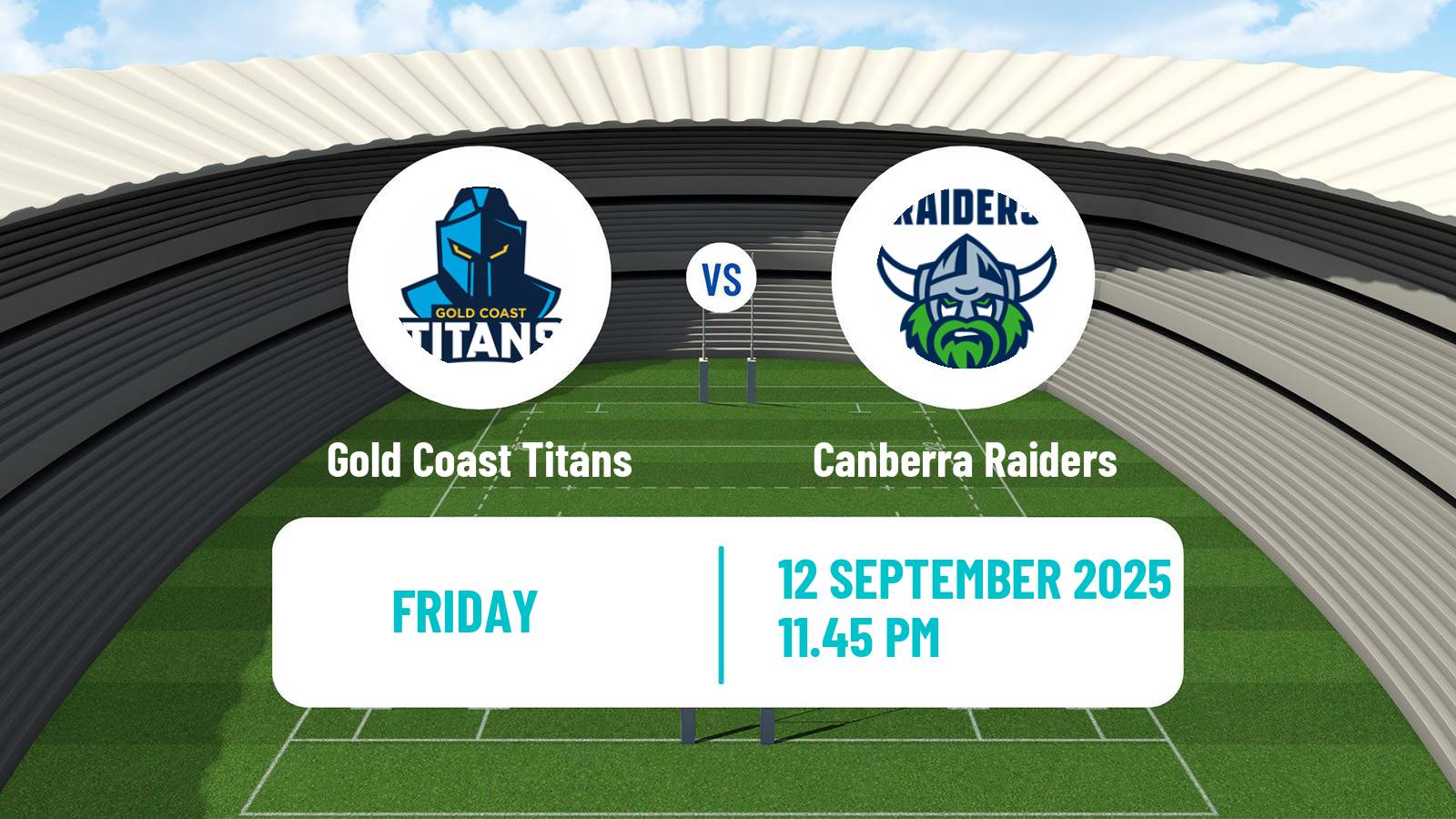 Rugby league Australian Premiership Rugby League Women Gold Coast Titans - Canberra Raiders