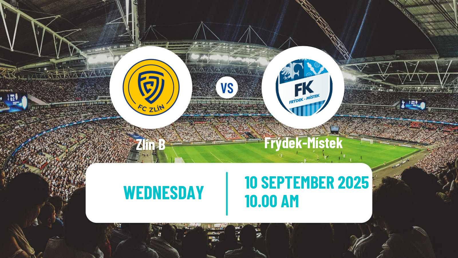 Soccer Czech MSFL Zlín B - Frýdek-Místek