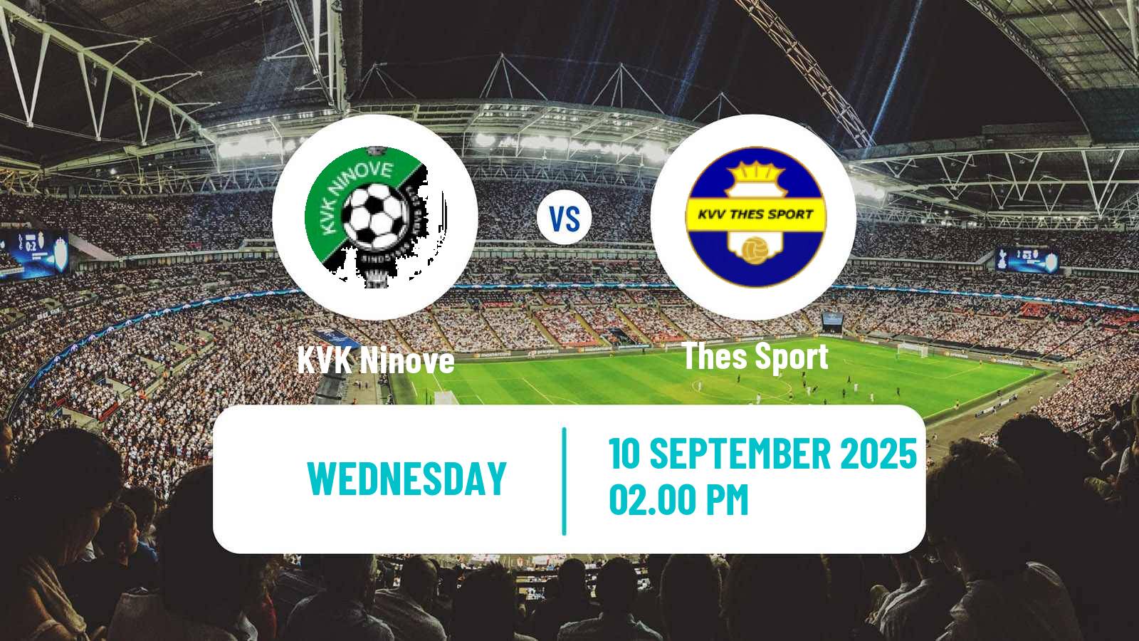 Soccer Belgian National Division 1 VV Ninove - Thes Sport