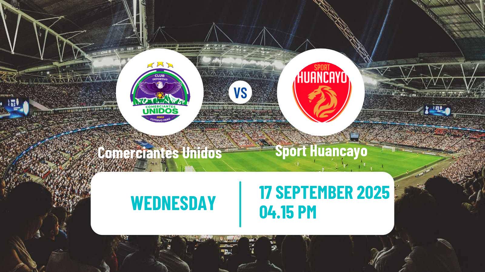 Soccer Peruvian Liga 1 Comerciantes Unidos - Sport Huancayo