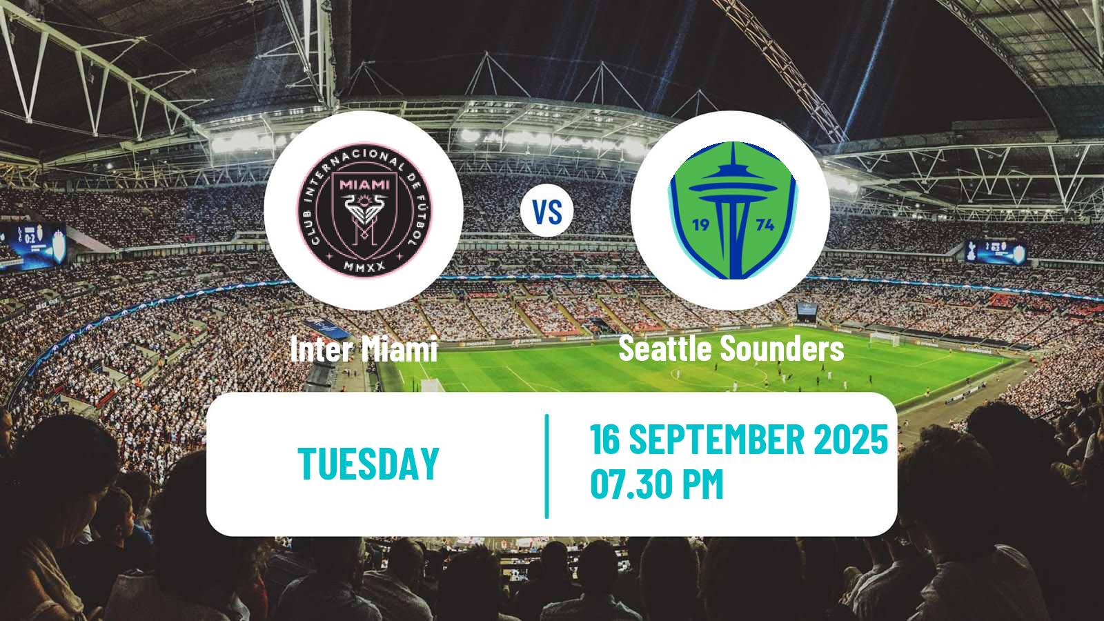 Soccer MLS Inter Miami - Seattle Sounders