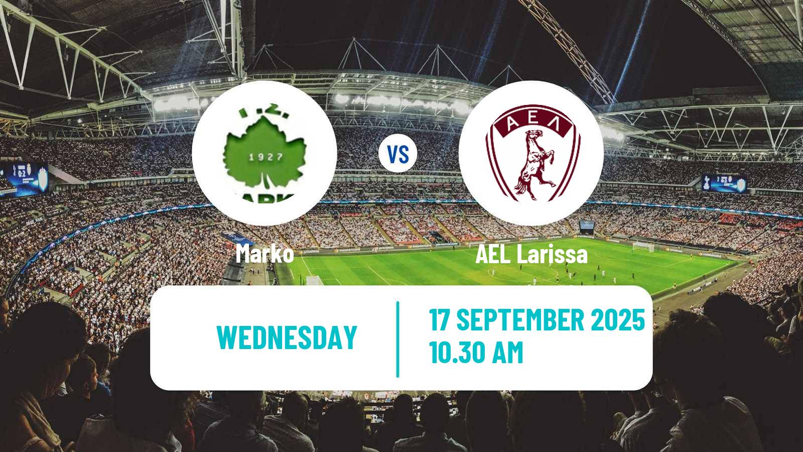 Soccer Greek Cup Marko - AEL Larissa