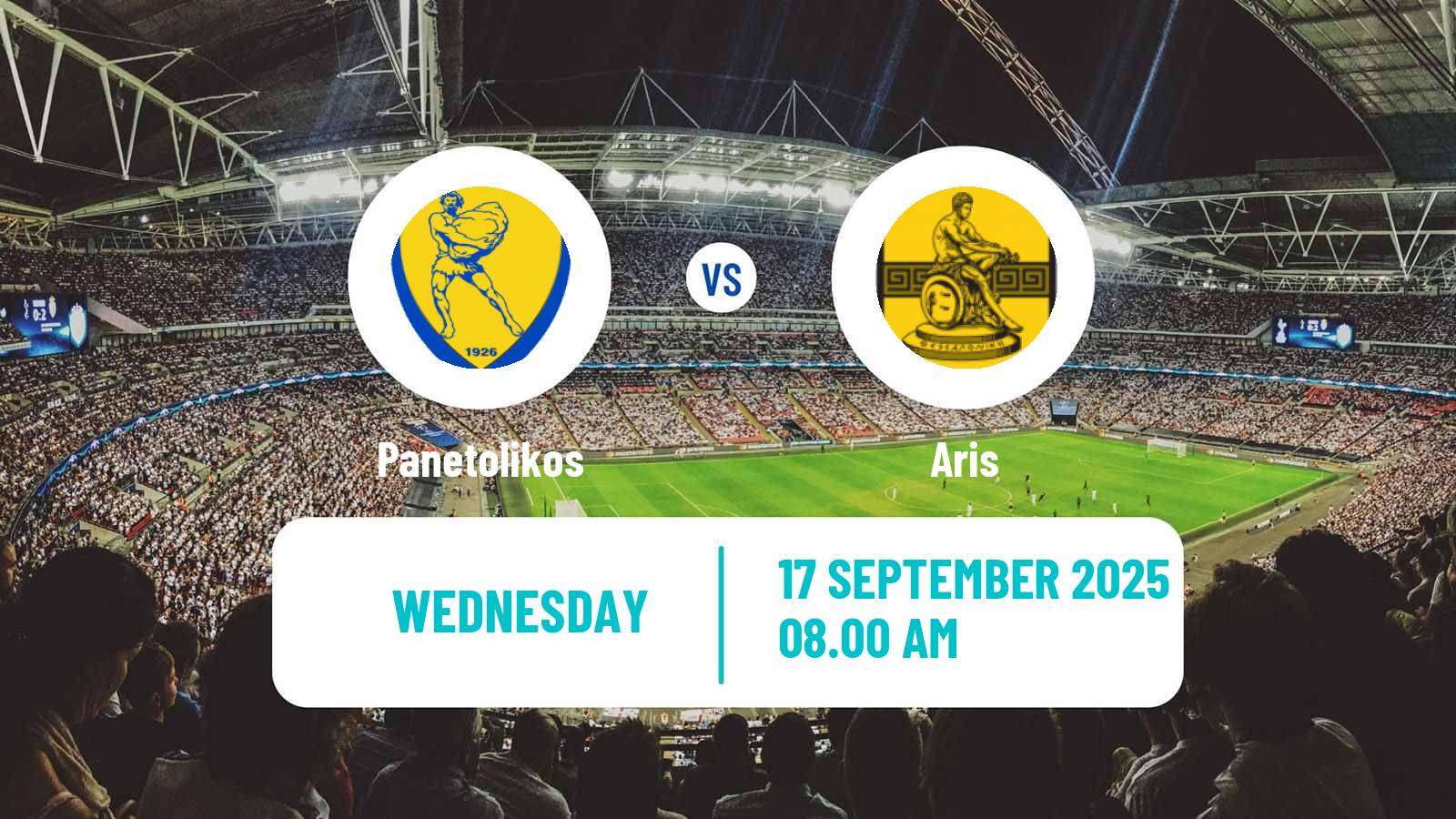 Soccer Greek Cup Panetolikos - Aris