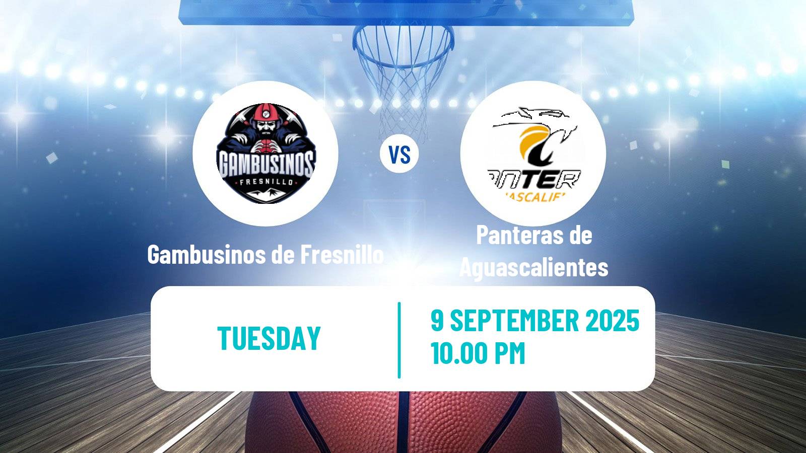 Basketball Mexican LNBP Gambusinos de Fresnillo - Panteras de Aguascalientes