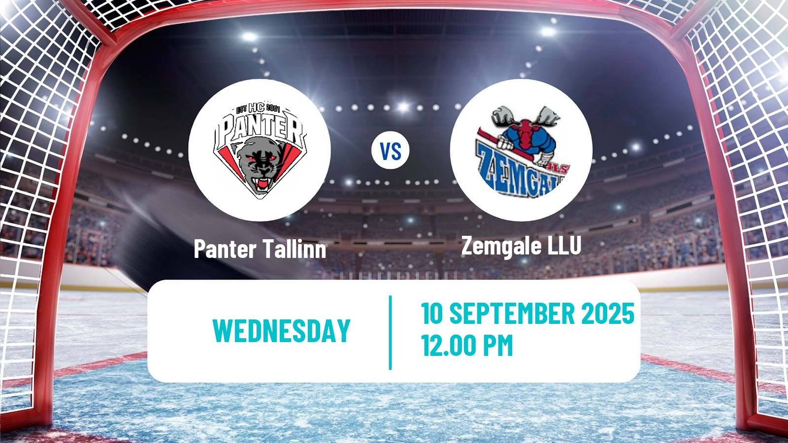 Hockey Latvian Hokeja Liga Panter Tallinn - Zemgale LLU