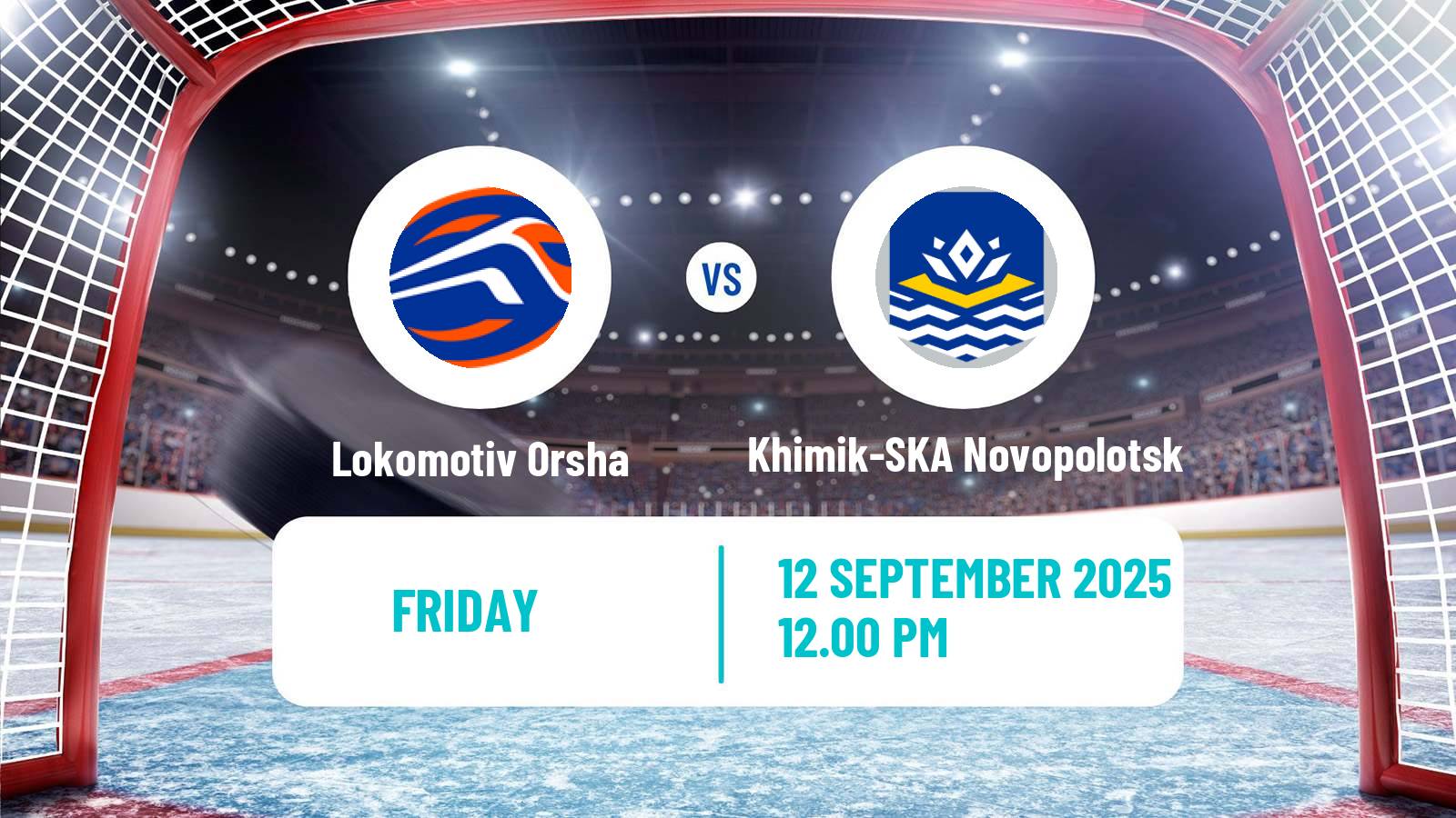 Hockey Belarusian Extraleague Lokomotiv Orsha - Khimik-SKA Novopolotsk