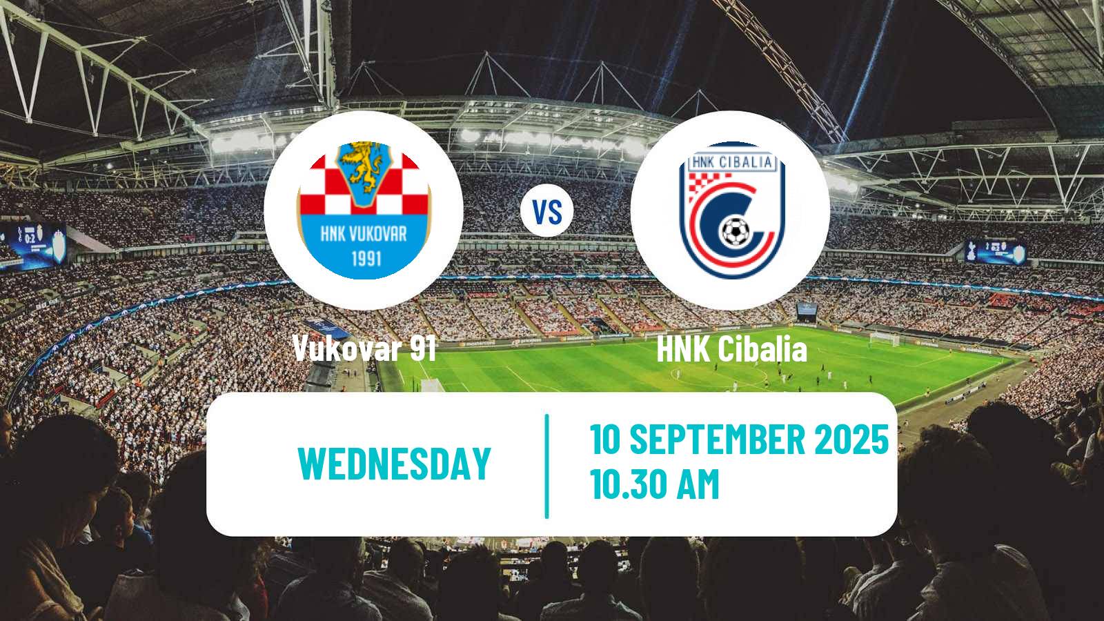 Soccer Croatian Cup Vukovar 91 - Cibalia