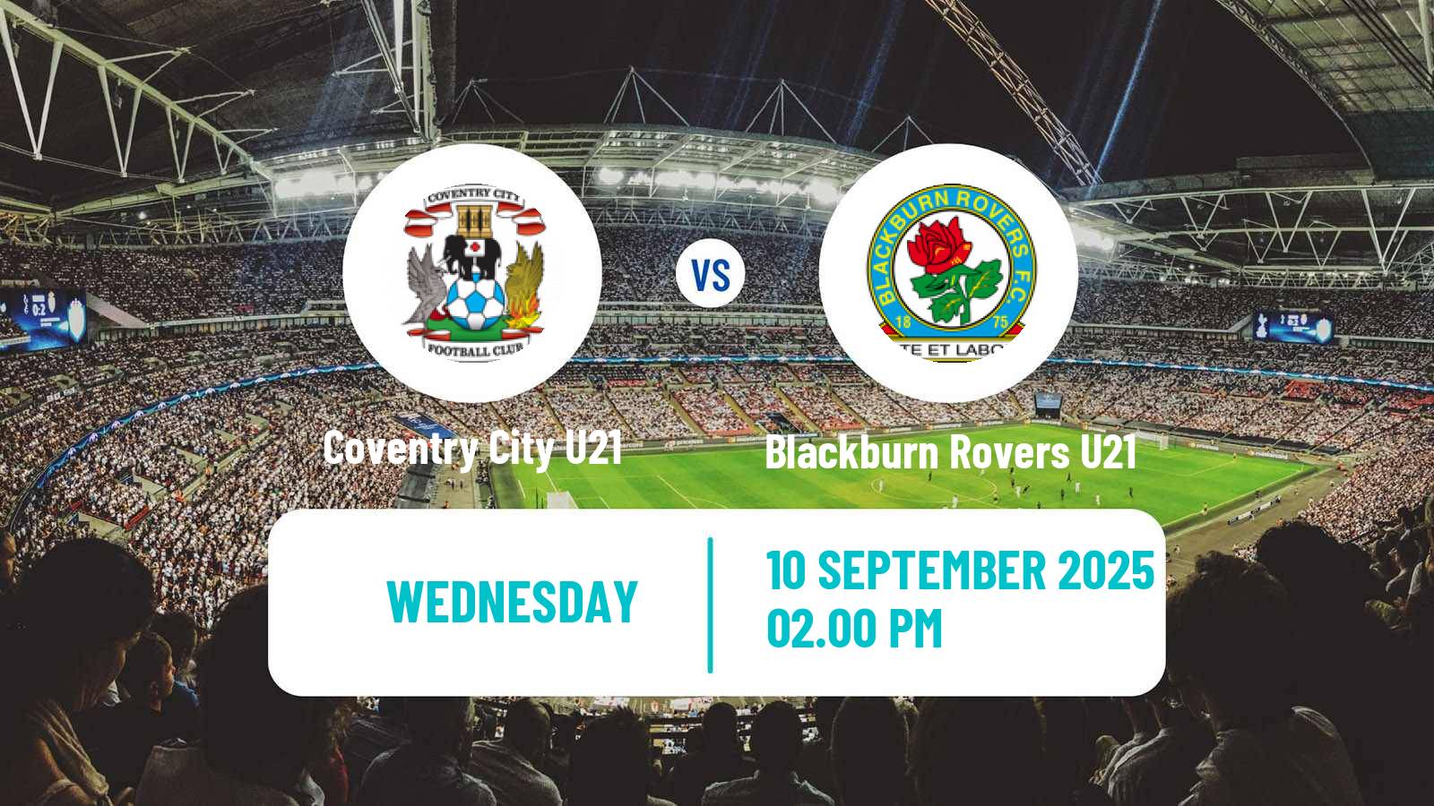 Soccer English Premier League Cup Coventry City U21 - Blackburn Rovers U21
