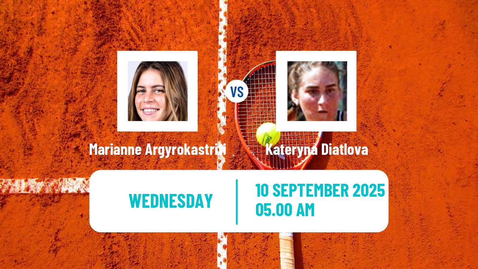 Tennis ITF W15 Heraklion 5 Women Marianne Argyrokastriti - Kateryna Diatlova