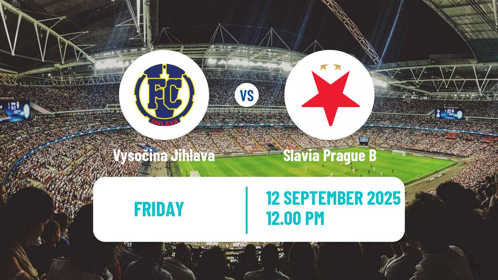 Soccer Czech Division 2 Vysočina Jihlava - Slavia Prague B