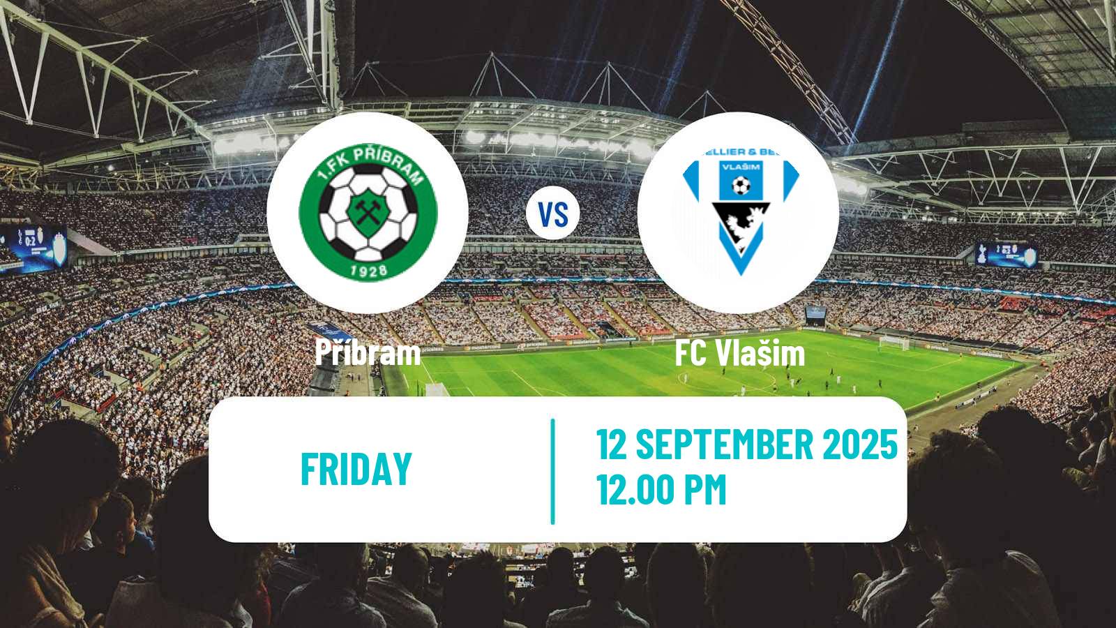 Soccer Czech Division 2 Příbram - Vlašim