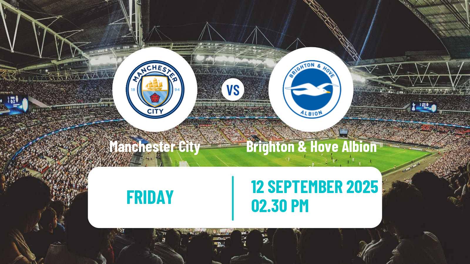 Soccer English WSL Manchester City - Brighton & Hove Albion