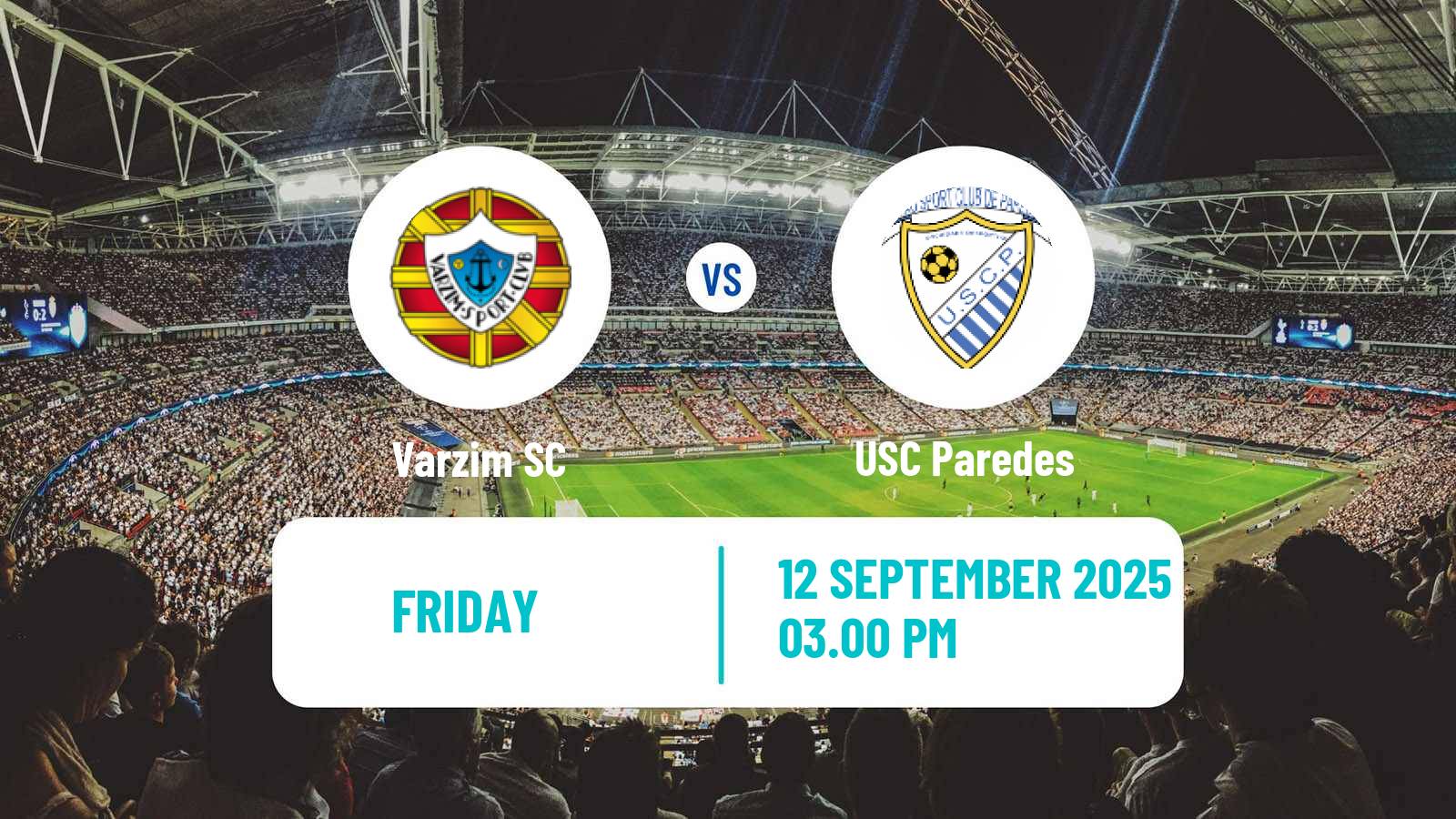 Soccer Portuguese Liga 3 Varzim - Paredes