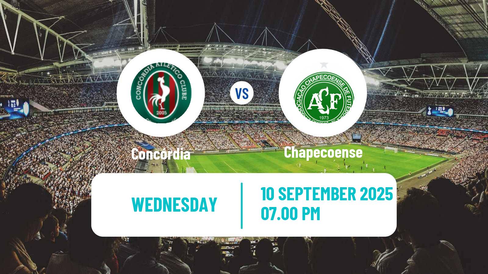 Soccer Brazilian Copa Santa Catarina Concórdia - Chapecoense