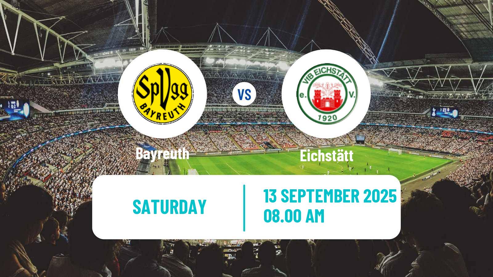 Soccer German Regionalliga Bayern Bayreuth - Eichstätt
